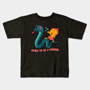 Born To Be A Winner Kids T-Shirt